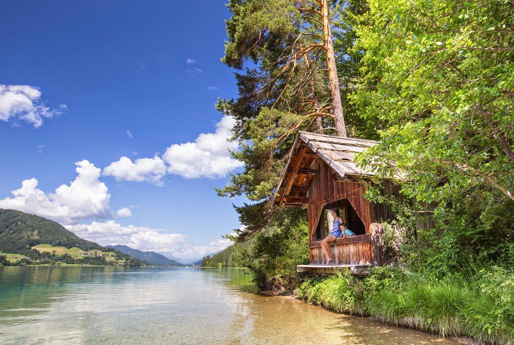 Haus Kalt Apartment Weissensee Bagian luar foto